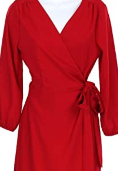 J. Crew Dresses & Skirts - J Crew 365 crepe Red Wrap Dress